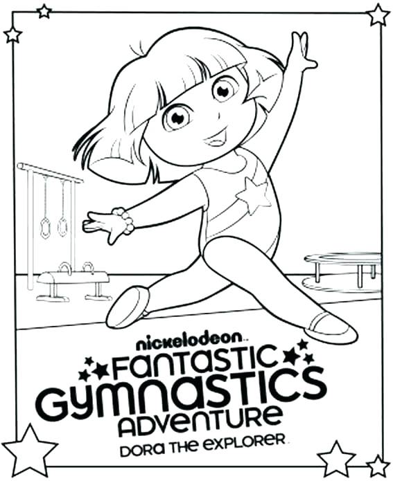 567x695 Gymnastics Coloring Page Free Gymnastics Coloring Pages Preschool
