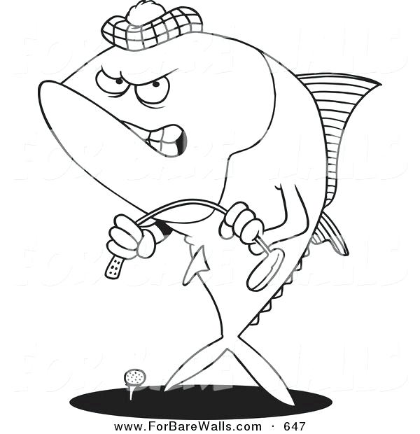 600x620 Tuna Fish Coloring Page Cartoon Fish Coloring Pages Small Fish