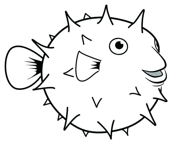 600x525 Tuna Fish Coloring Page Coloring Pages For Boys