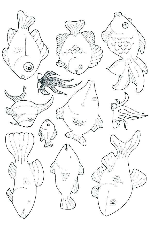600x882 Tuna Fish Coloring Page Coloring Pages Printable For Cartoon Fish