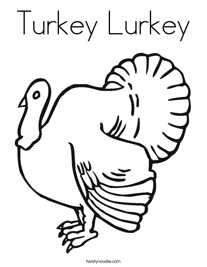 685x886 Turkey Lurkey Coloring Page