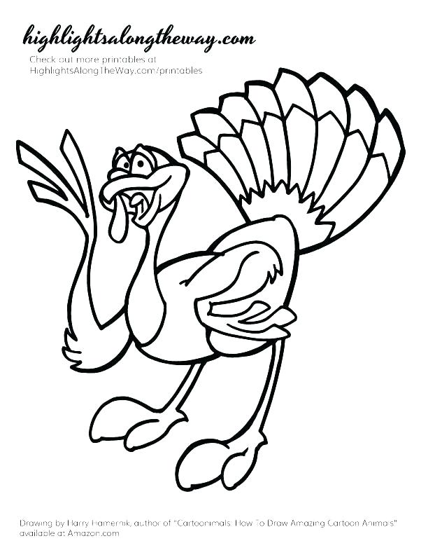 612x792 Coloring Page Of Turkey