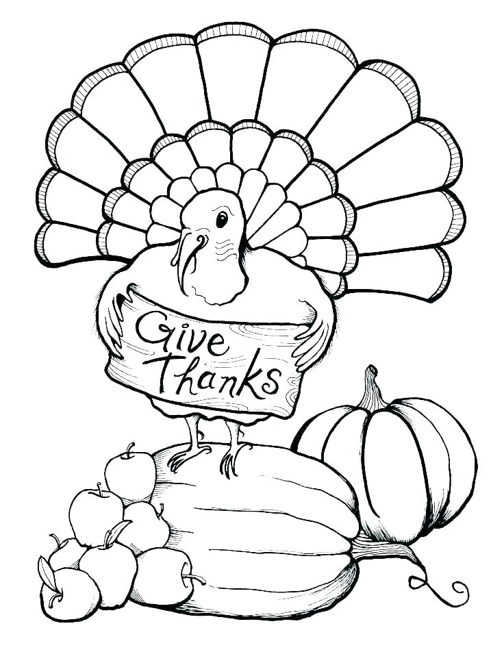 736x952 Thanksgiving Turkey Coloring Pages Printables Colorful Free Turkey