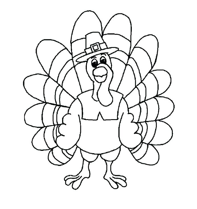 692x733 Turkey Coloring Pages For Preschoolers Best Turkey Coloring Pages