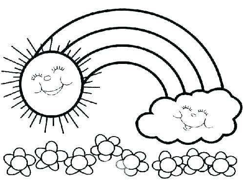 500x369 Number Coloring Pages Preschool