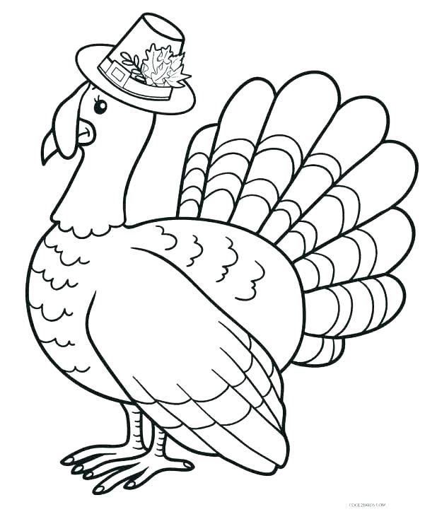 618x741 Preschool Turkey Coloring Pages