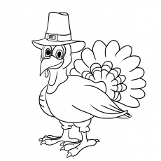 230x230 Top Free Printable Thanksgiving Turkey Coloring Pages Online