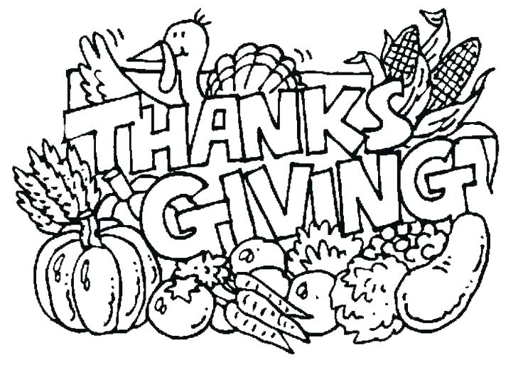 736x531 Cartoon Turkey Coloring Pages