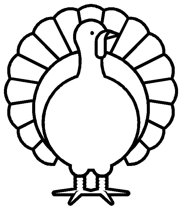 600x691 Turkey Color Sheets Best Turkey Coloring Pages Ideas