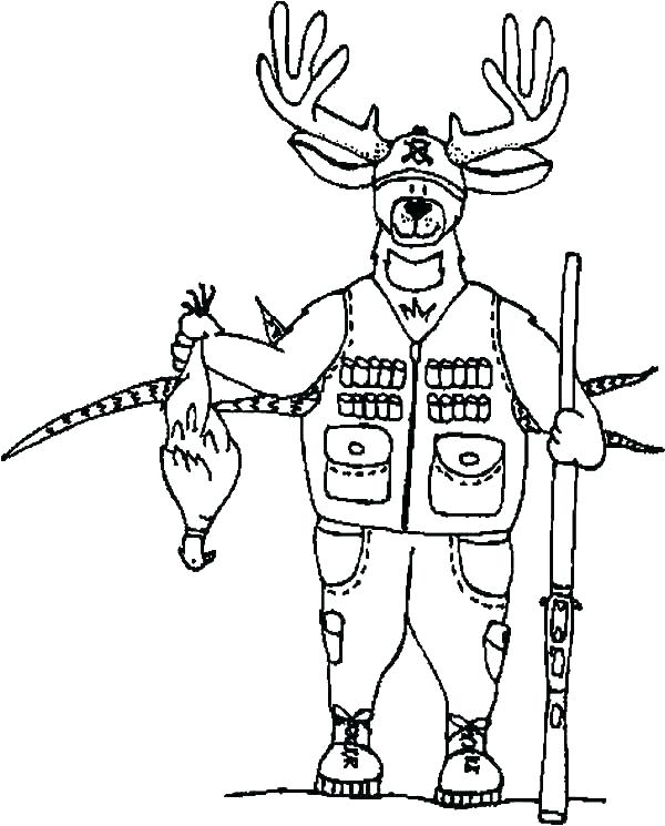 600x745 Hunting Dog Coloring Pages