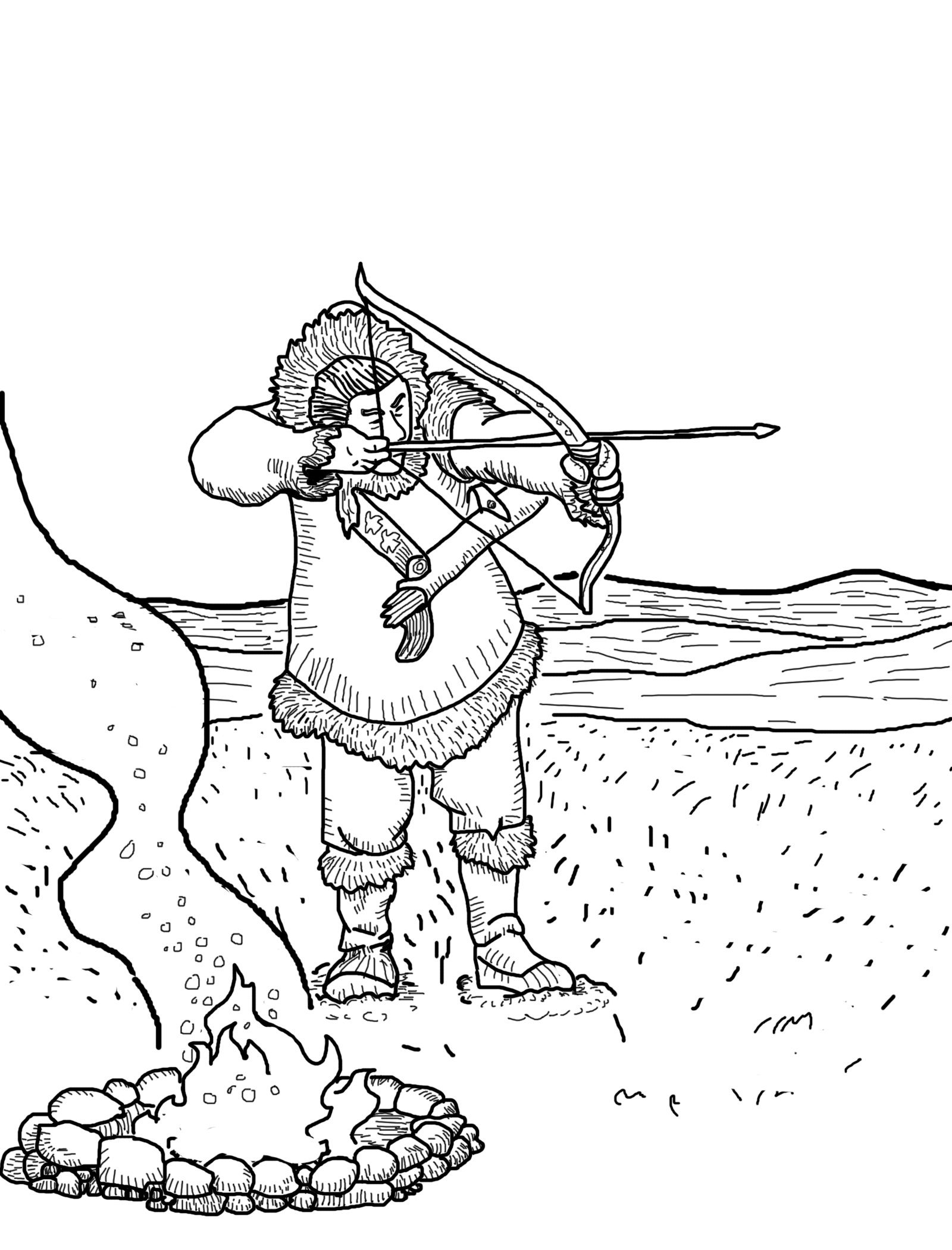 1600x2100 Free Hunting Coloring Pages With Printable Hunting Coloring Pages