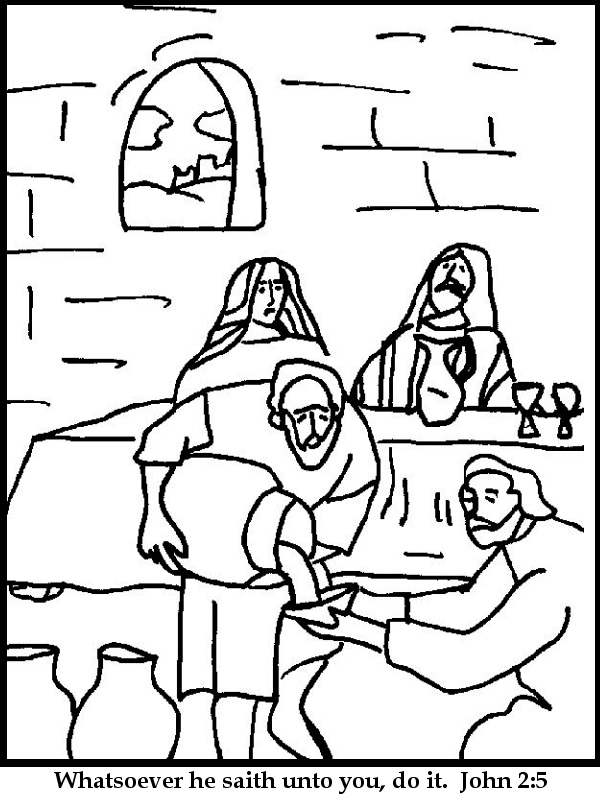 600x800 Turn Photo Into Coloring Page Luxury Jesus Turns Water Into Wine