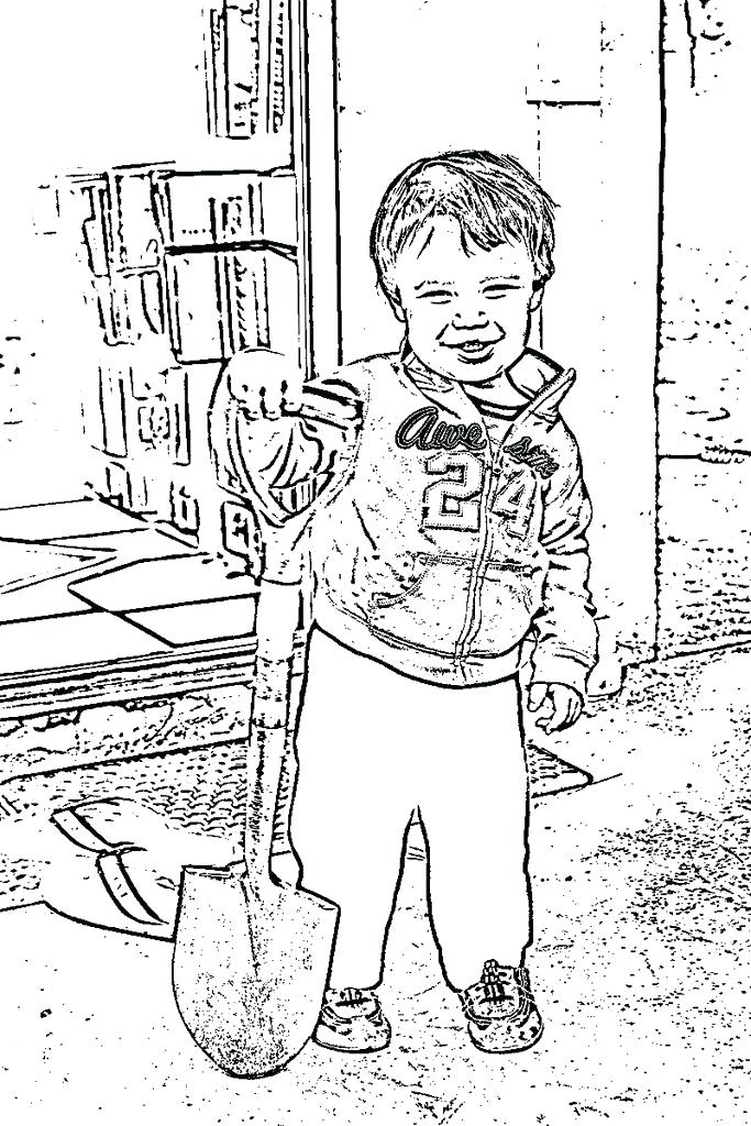 683x1024 Turn Pictures Into Coloring Pages For Free Making Printable