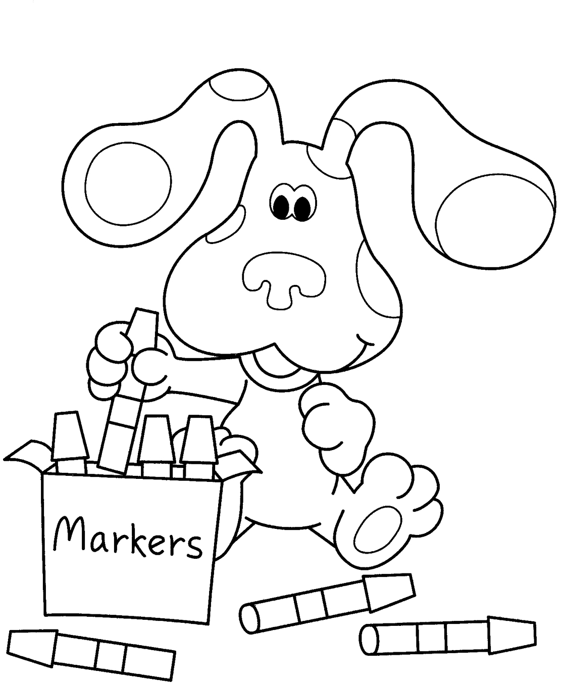 1115x1356 Blues Clues Coloring Pages