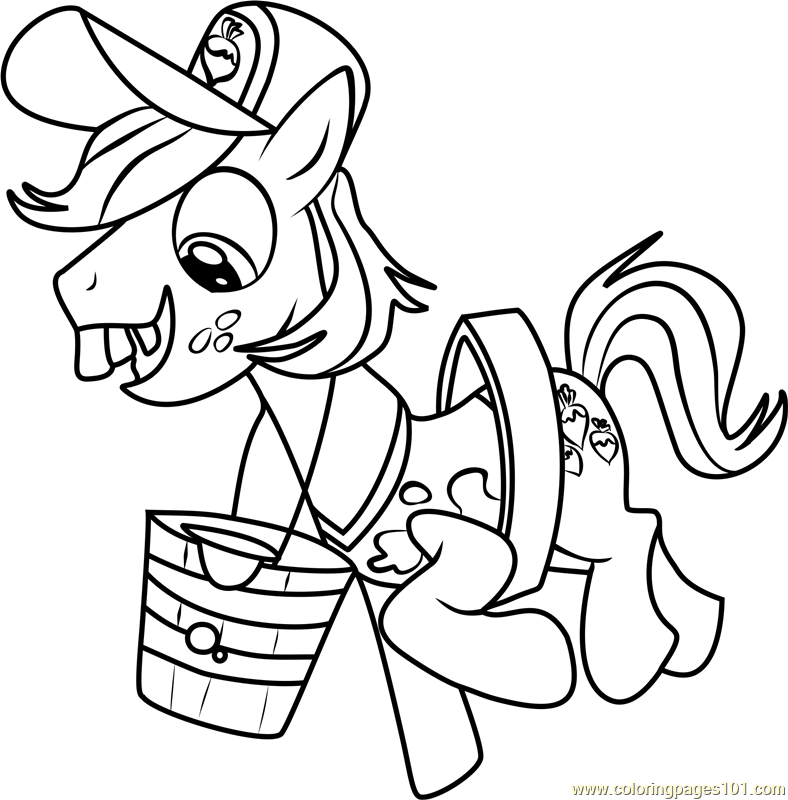 788x800 Hayseed Turnip Truck Coloring Page