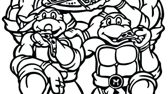 585x329 Free Turtle Coloring Pages Ninja Coloring Pages To Print Green