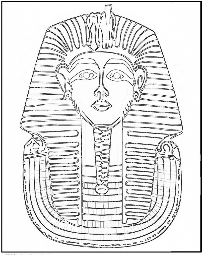 815x1024 Emerging King Tut Coloring Pages Free Printabl