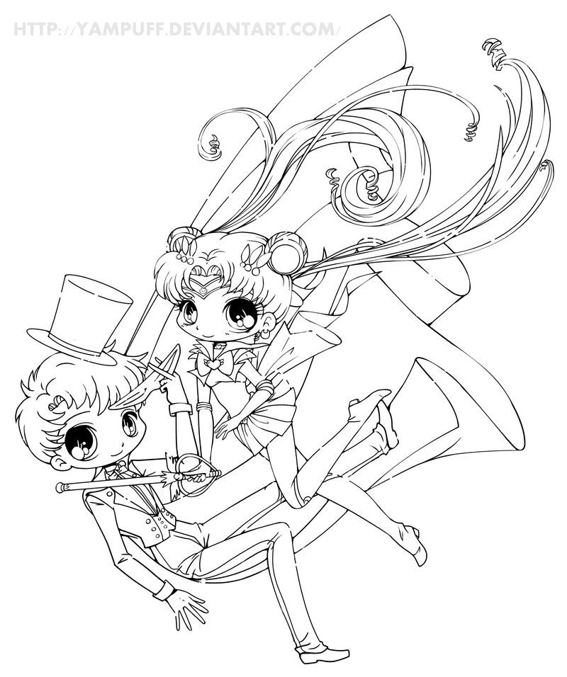 800x956 Sailor Moon And Tuxedo Mask