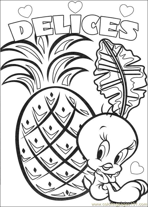 567x794 Tweety Coloring Page