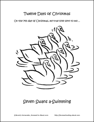 300x391 Make Your Own Days Of Christmas Coloring Book Coloring Books
