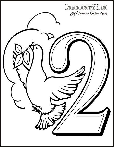 465x600 Twelve Days For Days Of Christmas Coloring Pages