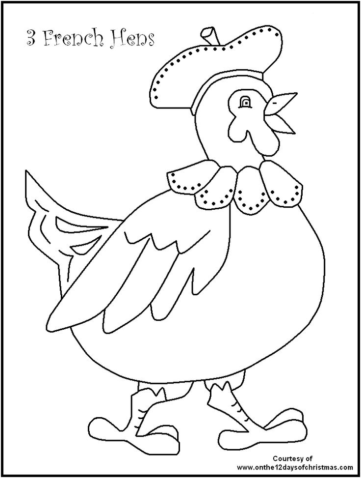 736x973 Twelve Days Of Christmas Coloring Pages Days Of Christmas