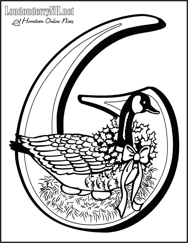 736x950 Twelve Days Of Christmas Coloring Pages