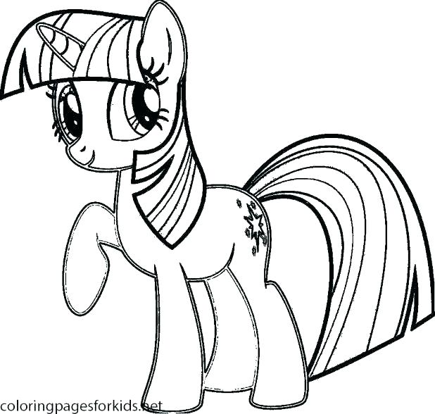 618x588 My Little Pony Coloring Book Pages