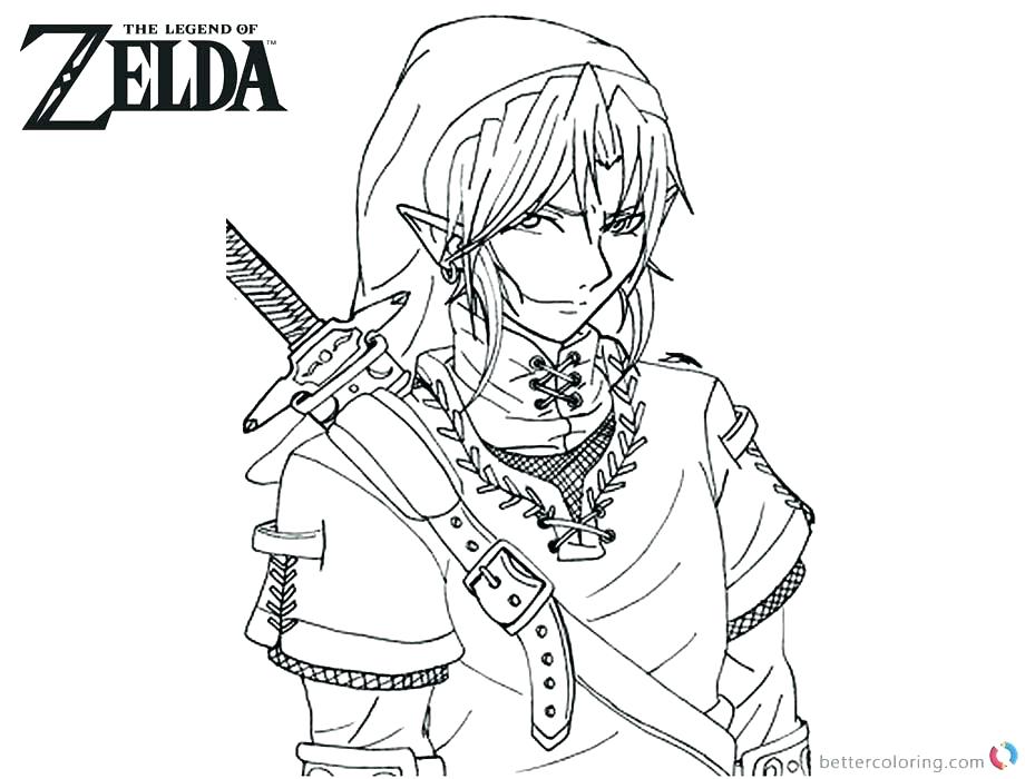 920x700 Zelda Coloring Page Coloring Pages Princess Legend Of Zelda