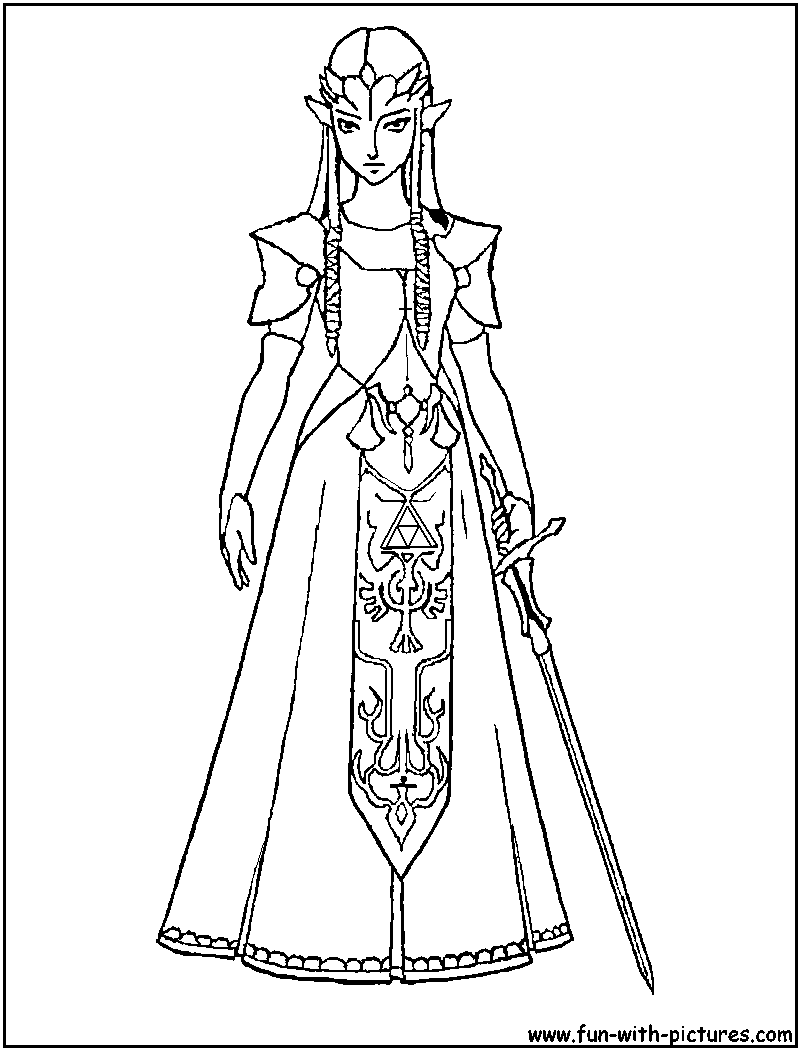 800x1050 Zelda Twilight Princess Coloring Pages Legend Of Zelda Coloring