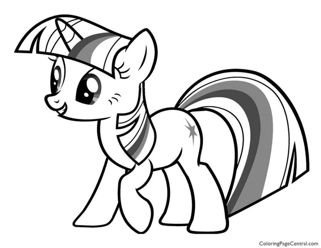 1024x791 My Little Pony Twilight Sparkle Coloring Page Coloring Page