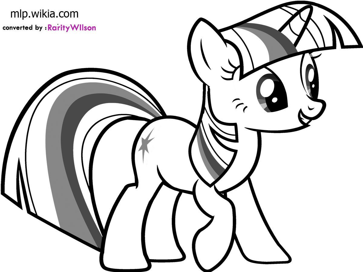 1200x900 My Little Pony Twilight Sparkle Coloring Pages