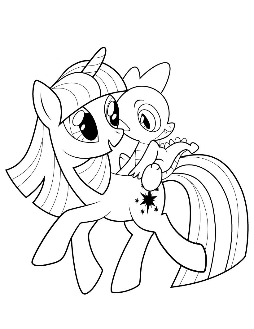 820x1060 My Little Pony Coloring Pages