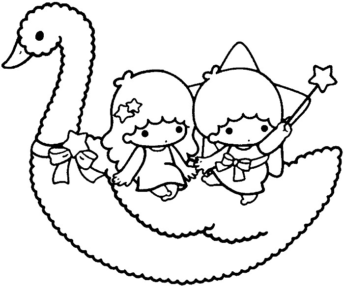 700x583 Fascinating Little Twin Stars Coloring Pages Fresh On Page