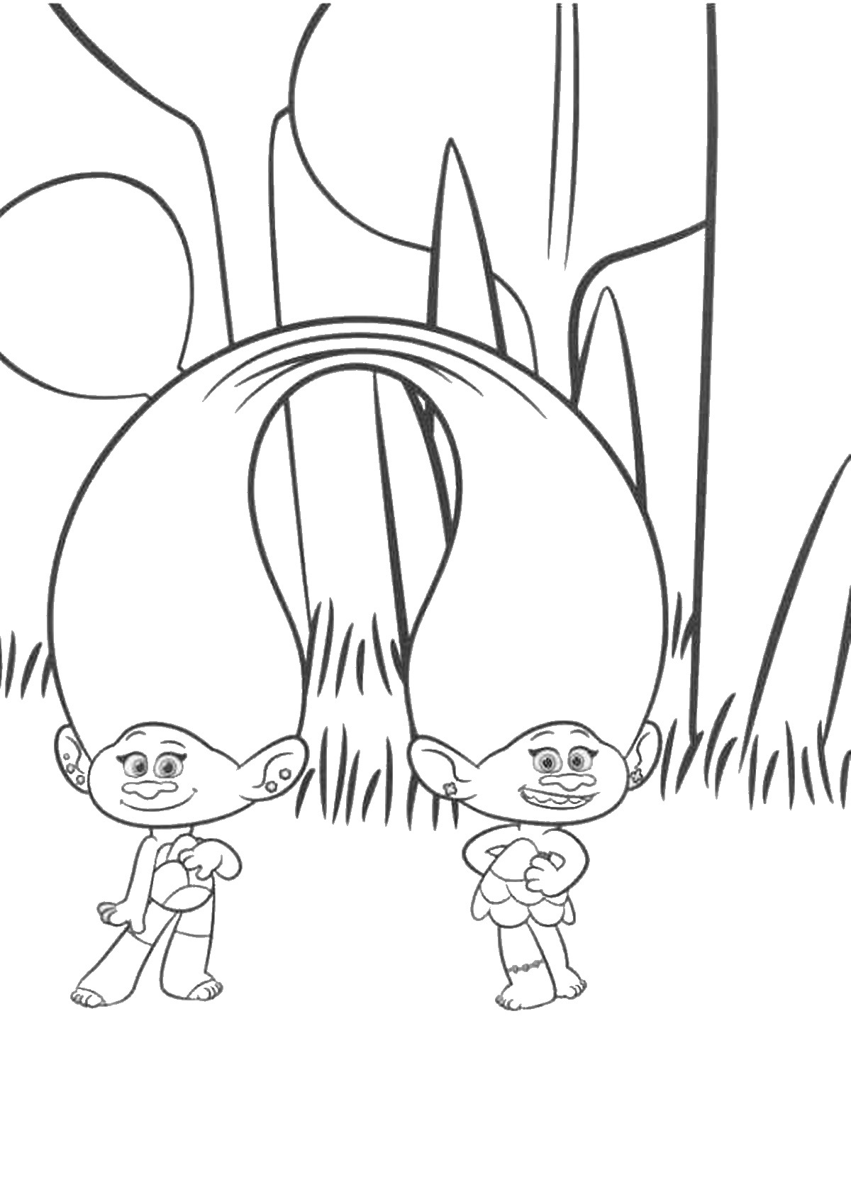 1200x1684 Trolls Holiday Movie Coloring Pages