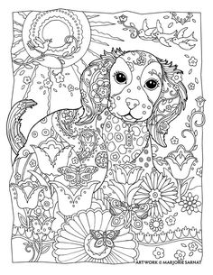 236x305 Creative Haven Dazzling Dogs Coloring Book