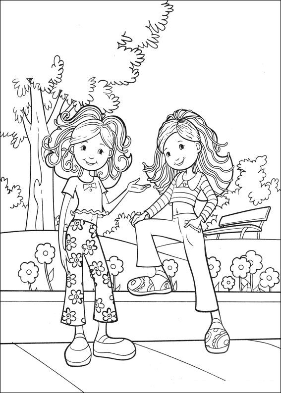 567x794 Kids N Coloring Pages Of Groovy Girls