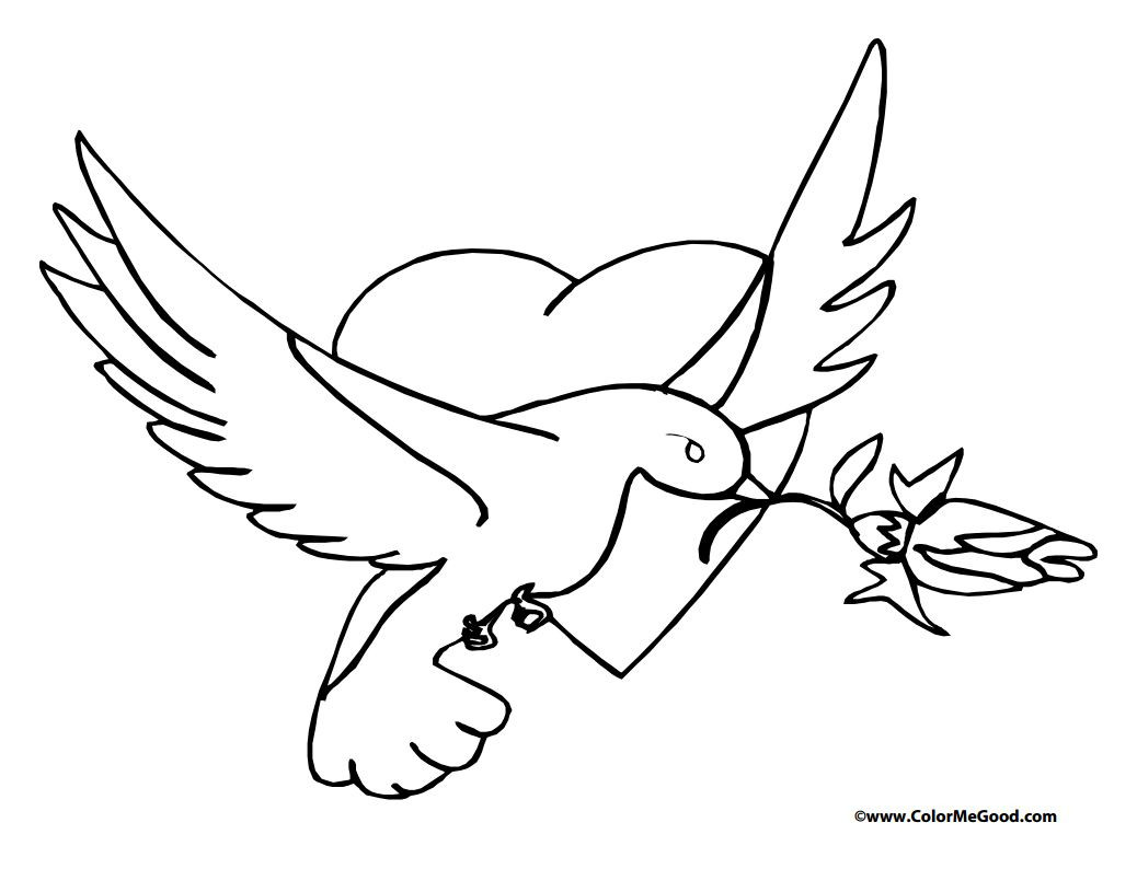 1038x794 Two Hearts Coloring Pages Mosm