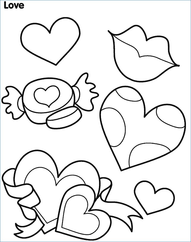 643x815 Two Hearts Coloring Pages