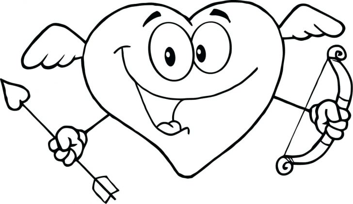 728x421 Two Hearts Coloring Pages For Adults Free Printable Heart Cute