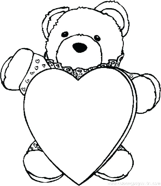 650x753 Human Heart Coloring Pages Printable