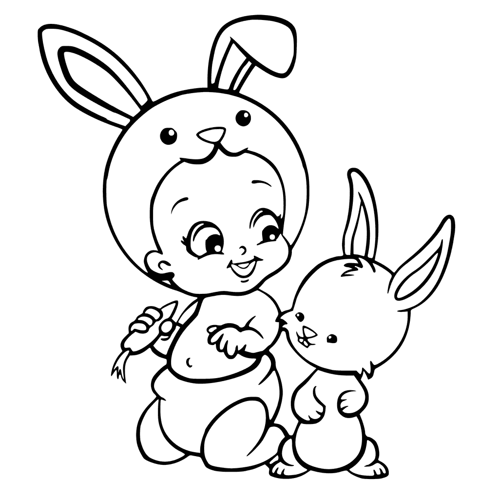 1024x1024 Twozies Coloring Pages Rupert And Keepa Baby Elephant
