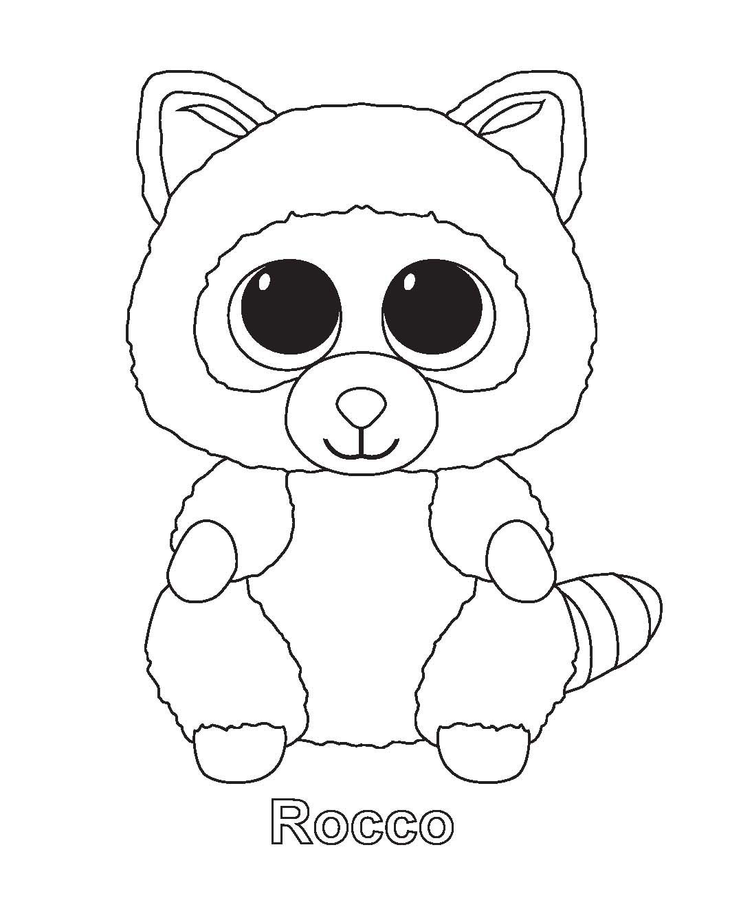 1094x1310 Coloring Pages Beanie Boos