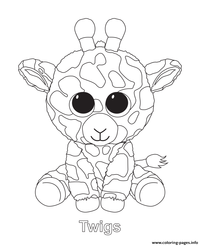 791x960 Ty Beanie Boos Coloring Pages Extraordinary Twigs Beanie Boo