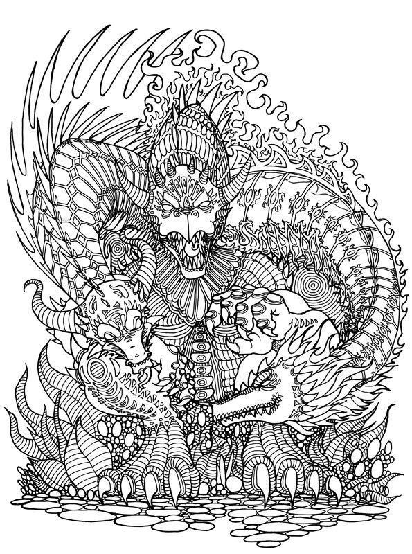 595x800 Adult Coloring Book Pages