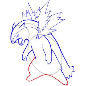 302x302 How To Draw Typhlosion