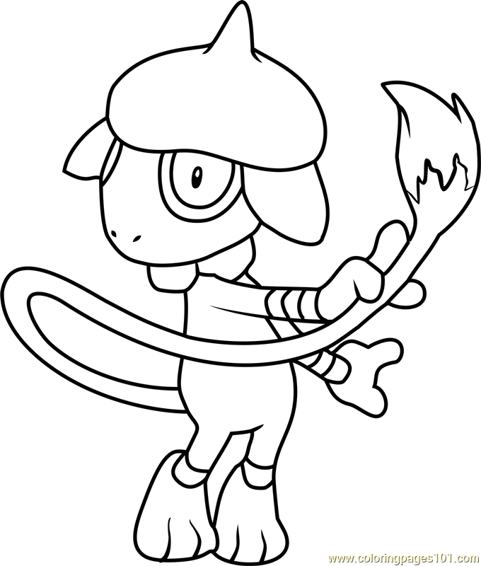 680x800 Smeargle Pokemon Coloring Page