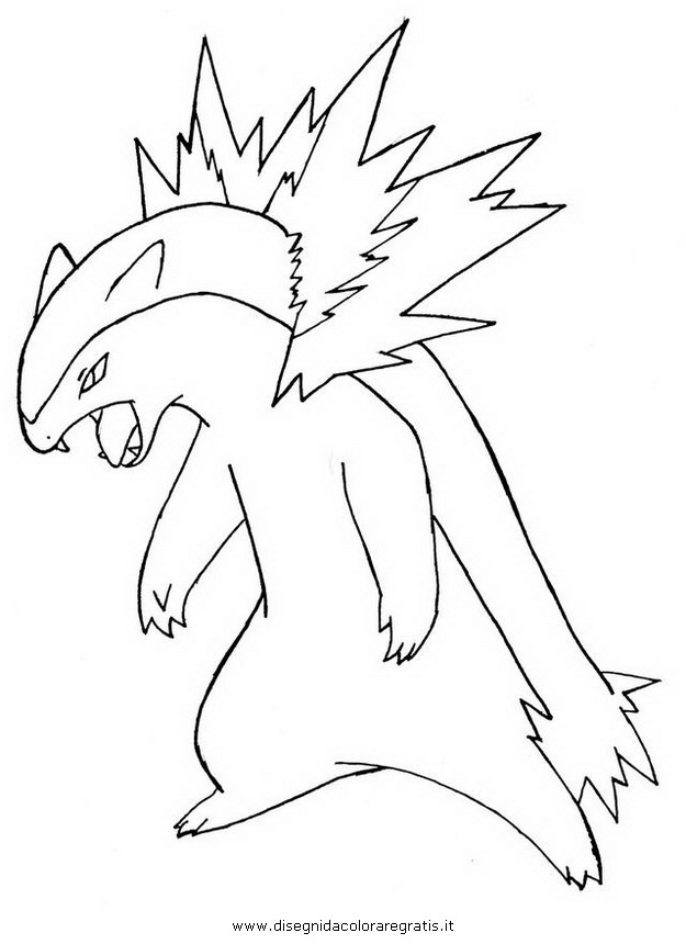 625x860 Typhlosion Coloring Pages
