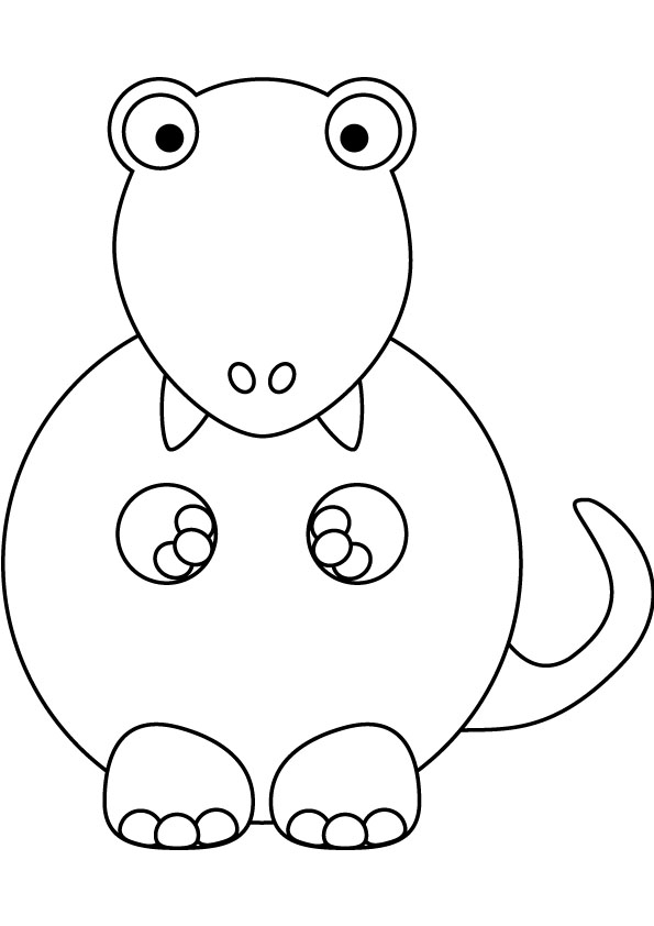 595x842 Baby Tyrannosaurus Coloring Pages Kids