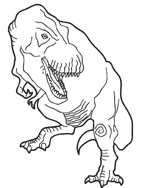 540x720 Tyrannosaurus Coloring Pages, Drawing For Kids, Videos For Kids